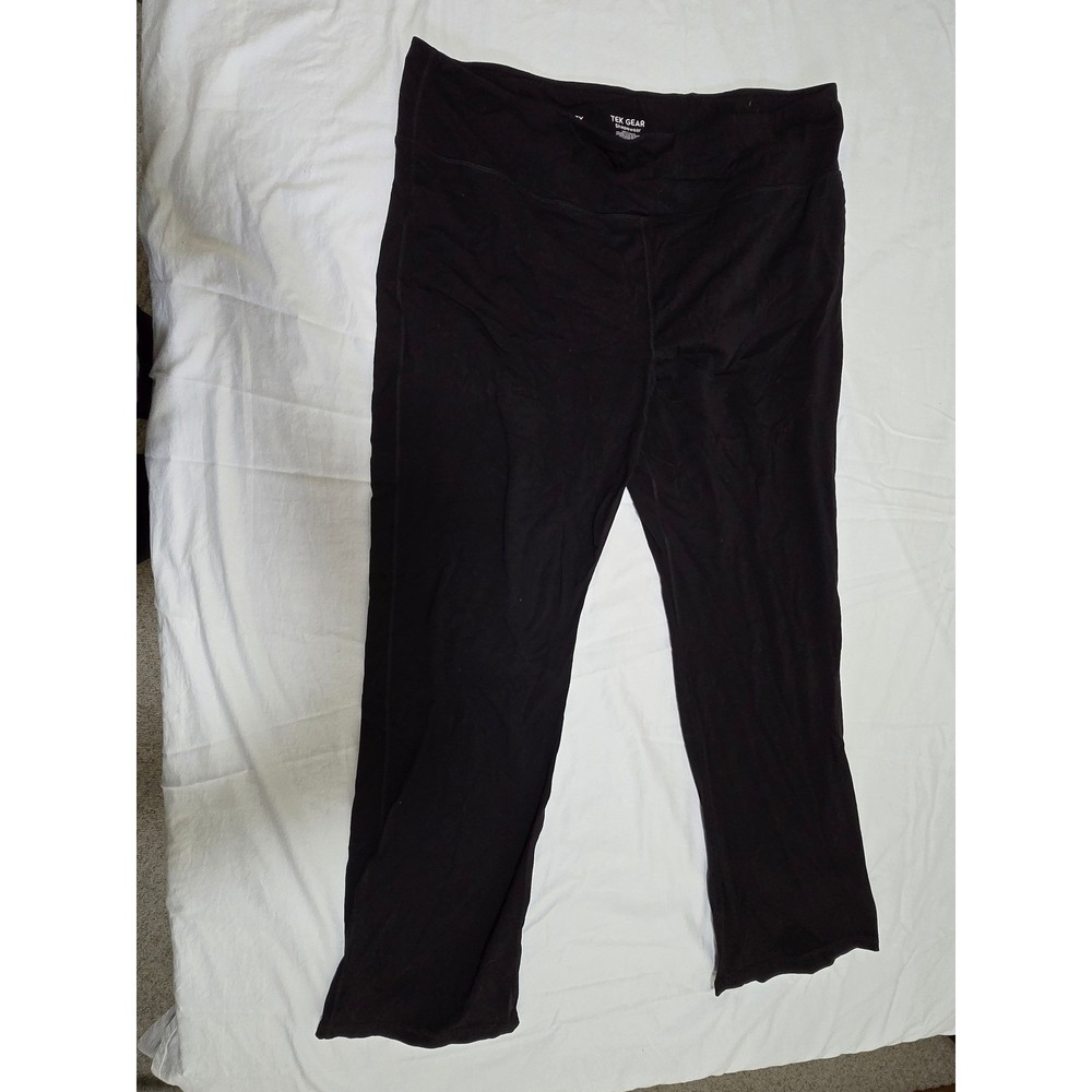 Tek Gear Shapewear Capris Black Womens Size 3X Workout Leggings Athletic /0283